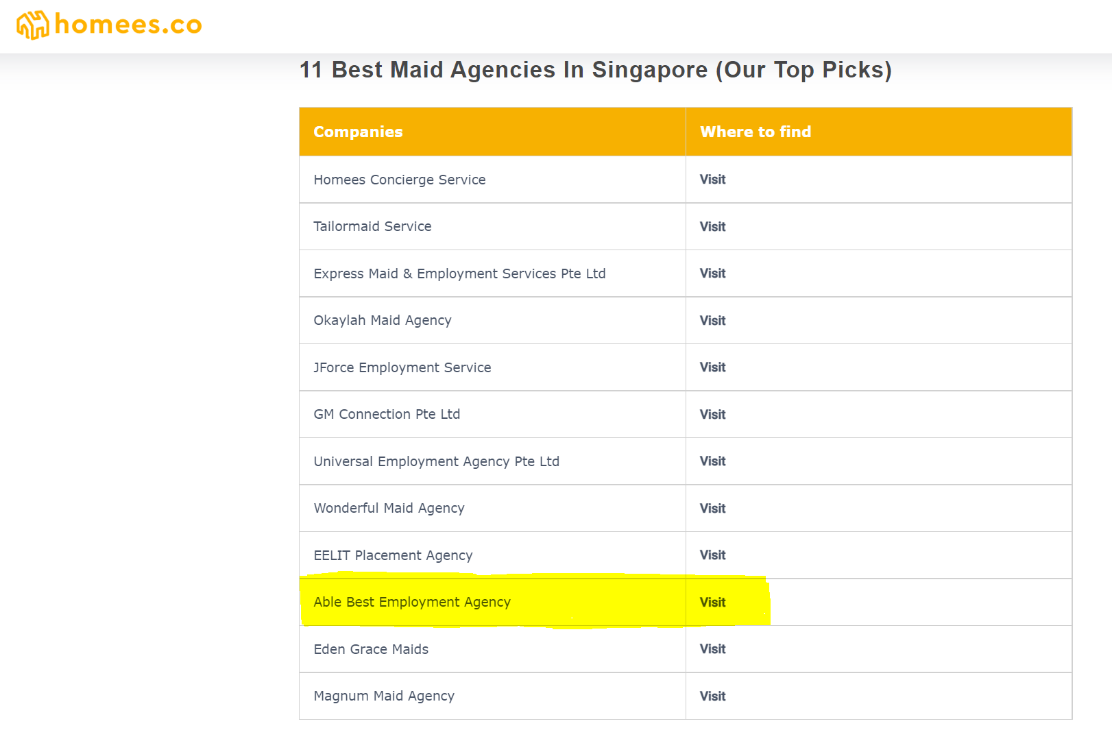 best maid agencies in singapore