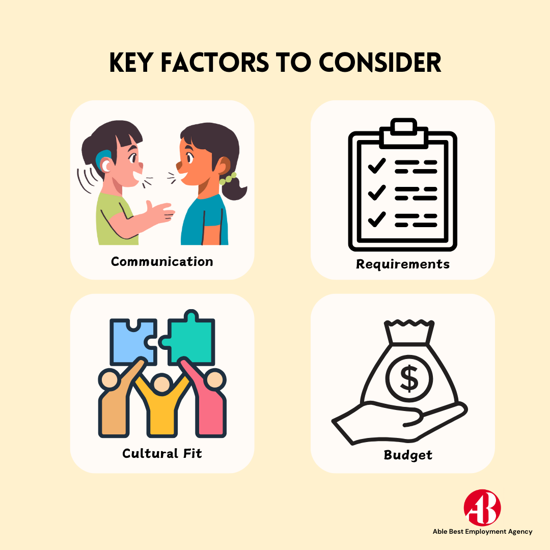 Selecting the right helper in Singapore