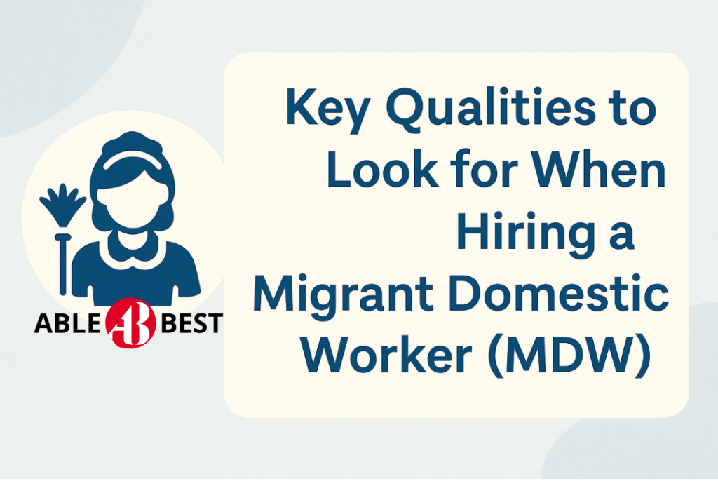 hiring a migrant domestic worker