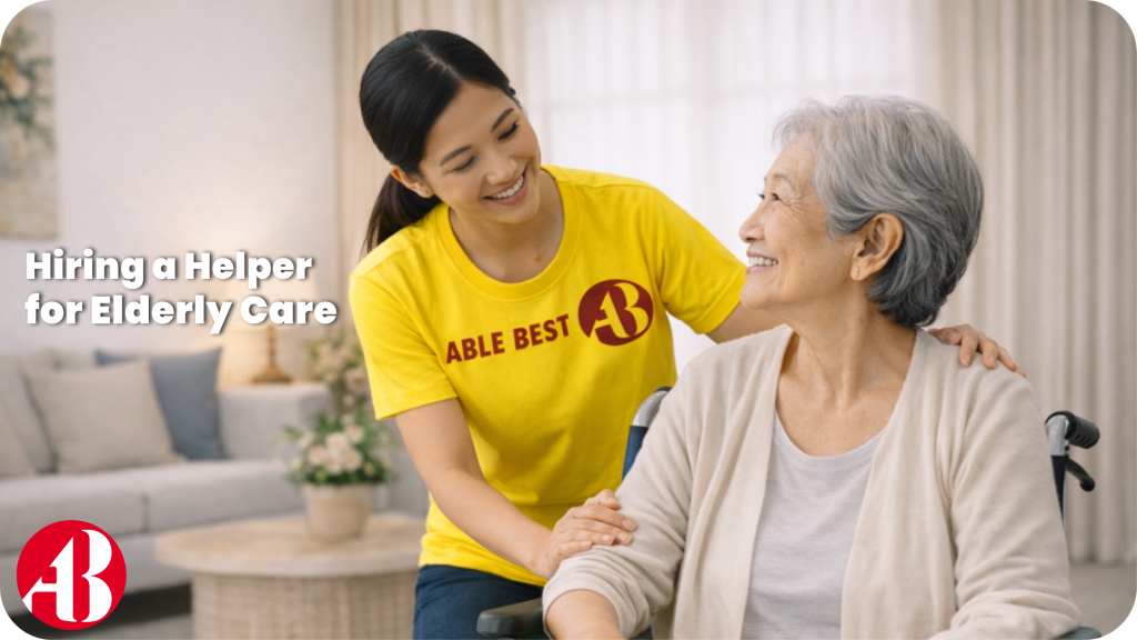 hiring helper for elderly care singapore