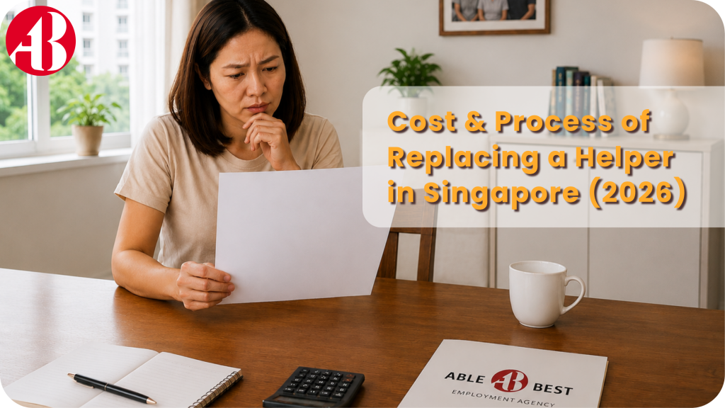 Hiring a helper in Singapore – domestic helpers attending pre-employment training at Able Best Employment Agency